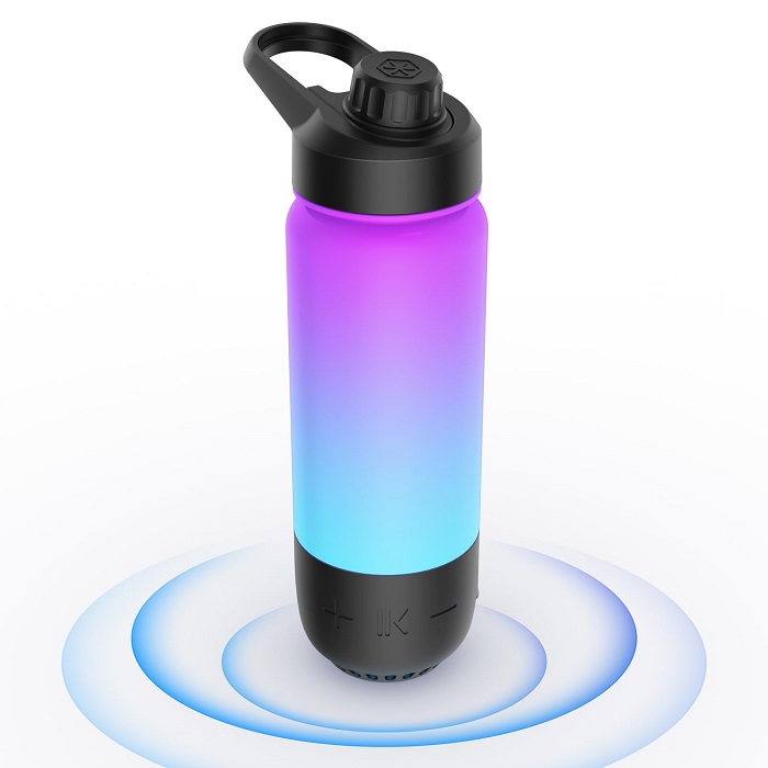 a bluetooth water bottle