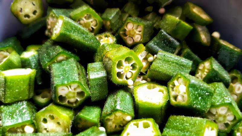 chopped fresh okra