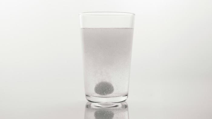 soda in water